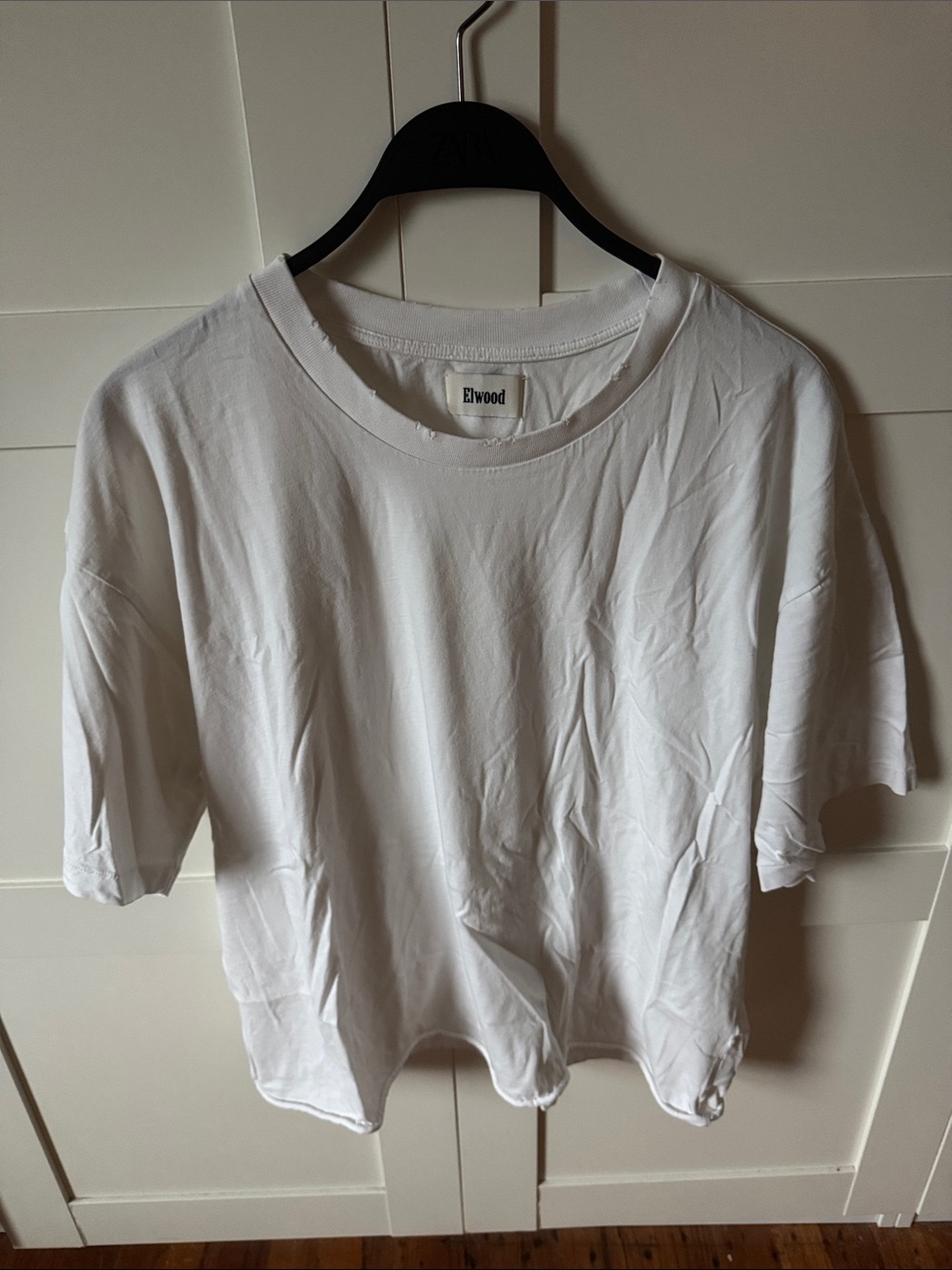 Men's White Short-Sleeve Crew Tee